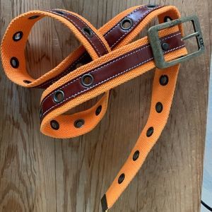 Calvin Klein orange belt